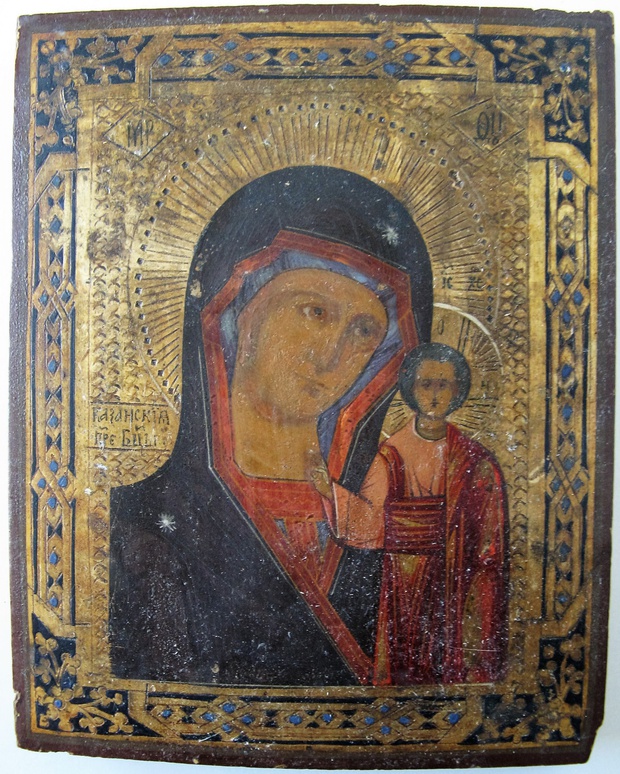 Казанская икона Божией Матери 19 век