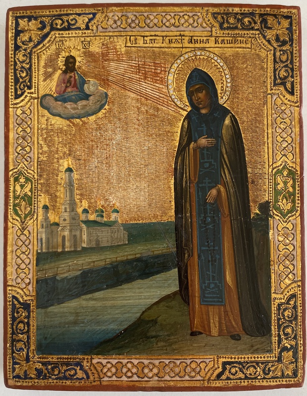 Икона Анна Кашинская 19 век