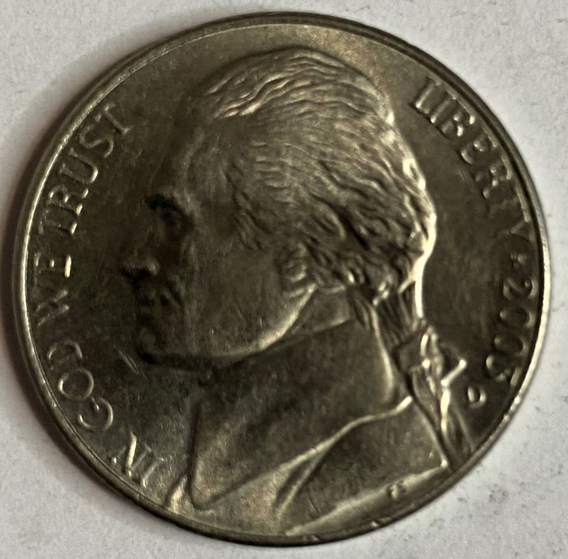 Иностранная монета США 5 центов 2003 год Америка