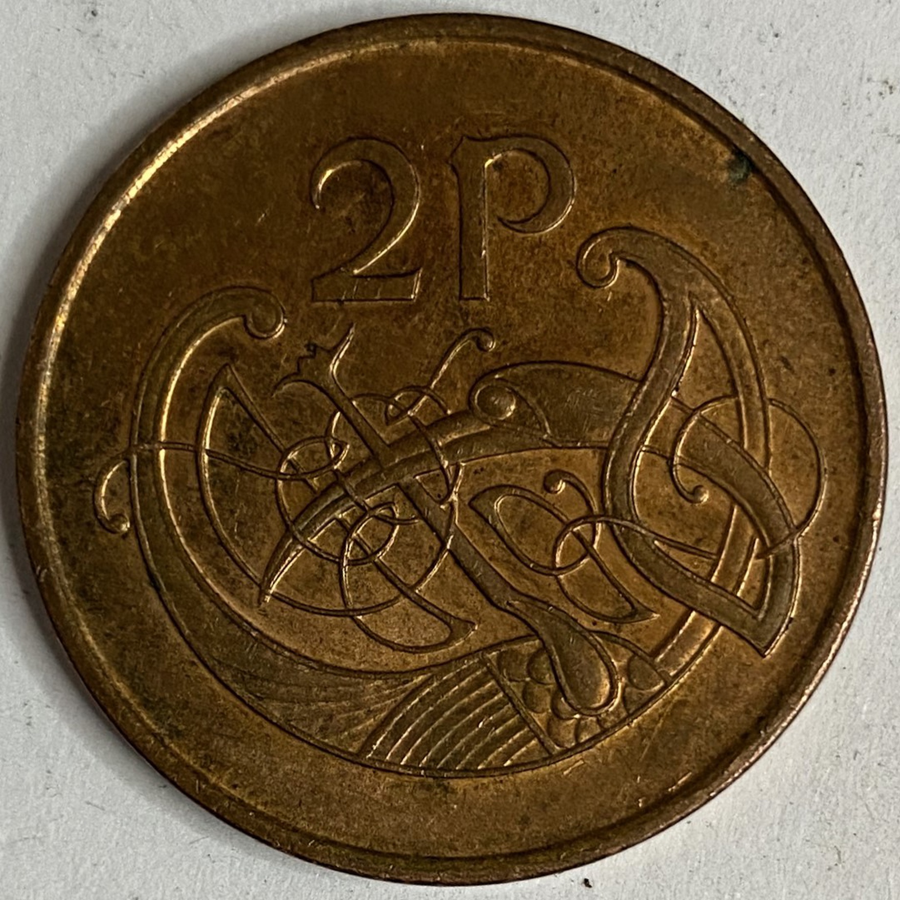 Иностранная монета 2 Пенса Ирландия 2000 год