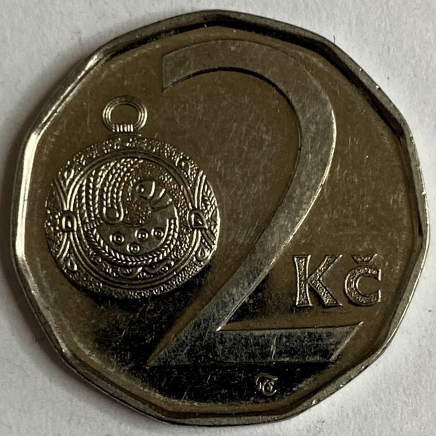 Иностранная монета 2008 год Чехия