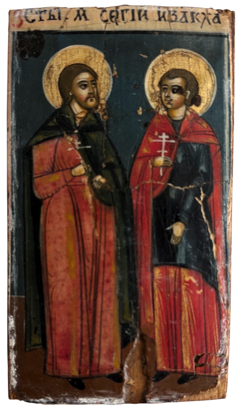 Икона Сергий и Вакх 19 век