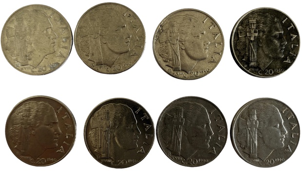 Иностранная монета 20 Чентезимо Италия 1940 год Лира