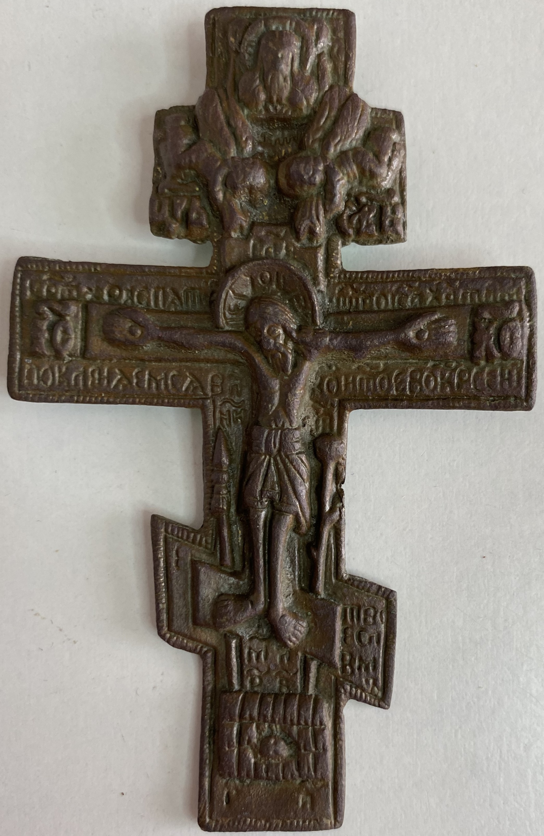 Крест распятие маленькое 8,8 на 5,5 см Оригинал