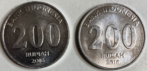 Иностранная монета Индонезия 200 рупий 2016 год