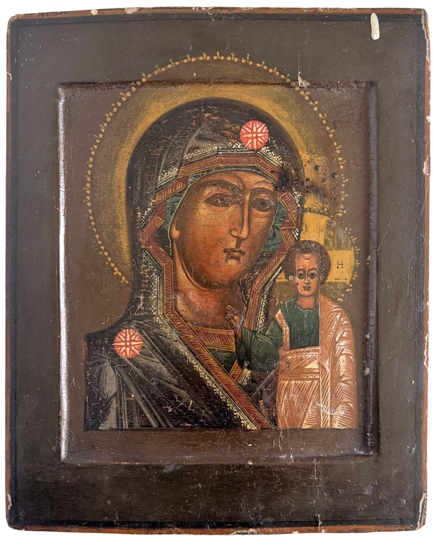 Иконы Кинешмы Казанская Богородица 19 век