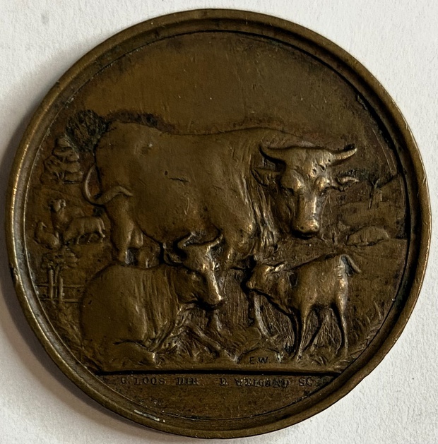Медаль Эстляндия Эстония в составе Российской империи выставка животноводства 1900 год