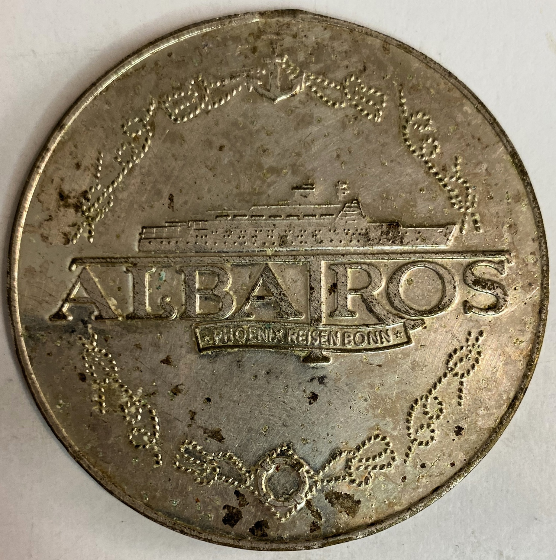 Медаль круизный лайнер Альбатрос 20 век Albatross