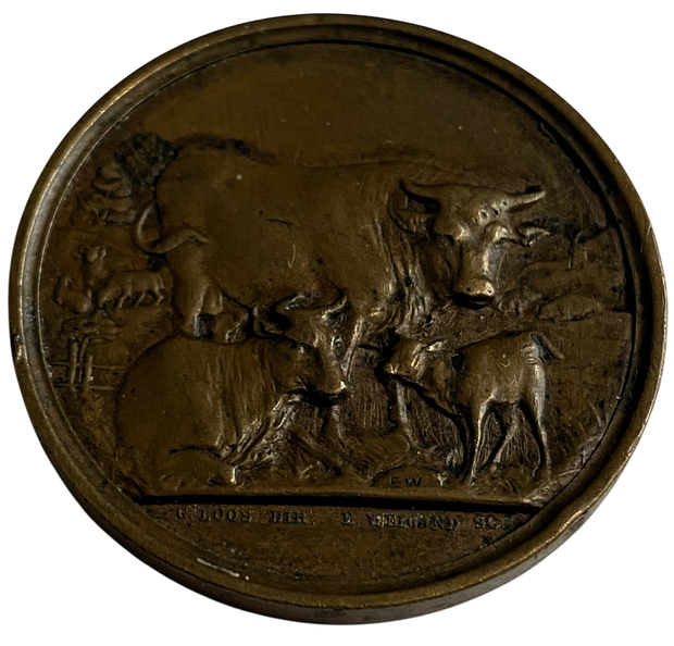 Медаль Эстляндия Эстония в составе Российской империи выставка животноводства 1900 год