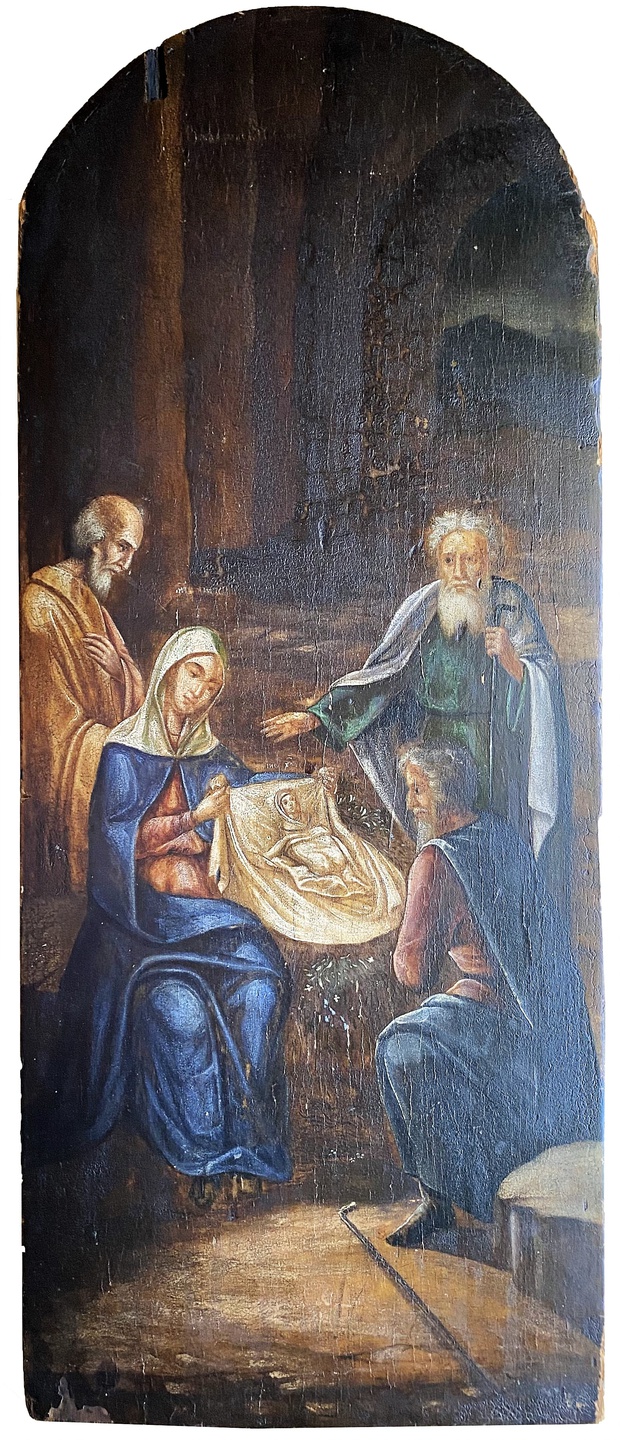 Икона рождество Христово 19 век