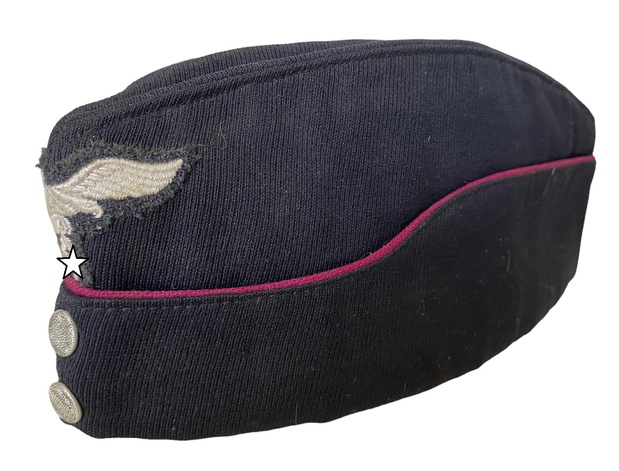 Пилотка пожарного авиаполевой части Люфтваффе Рейх Вермахт