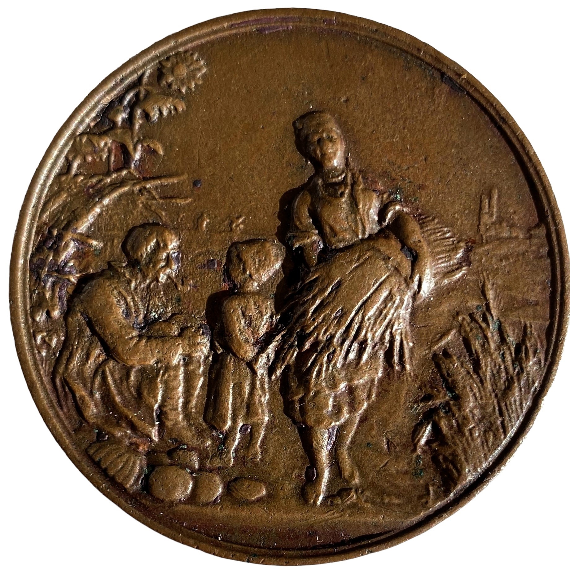 Медаль настольная Полтавское сельскохозяйственное общество 1865 год