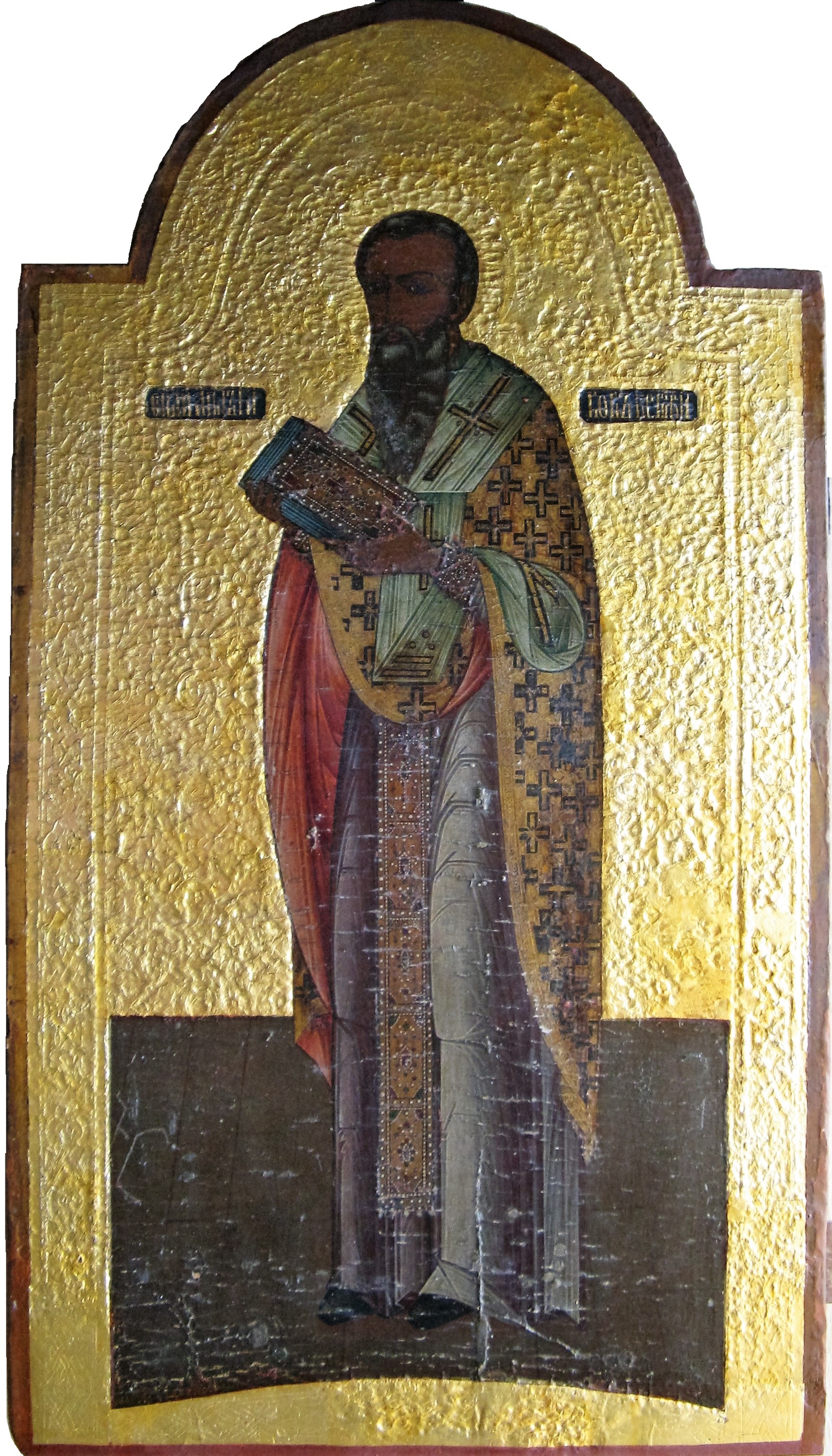 Антикварная Икона Храмовая Святой Апостол Иаков Брат Господень 18 век