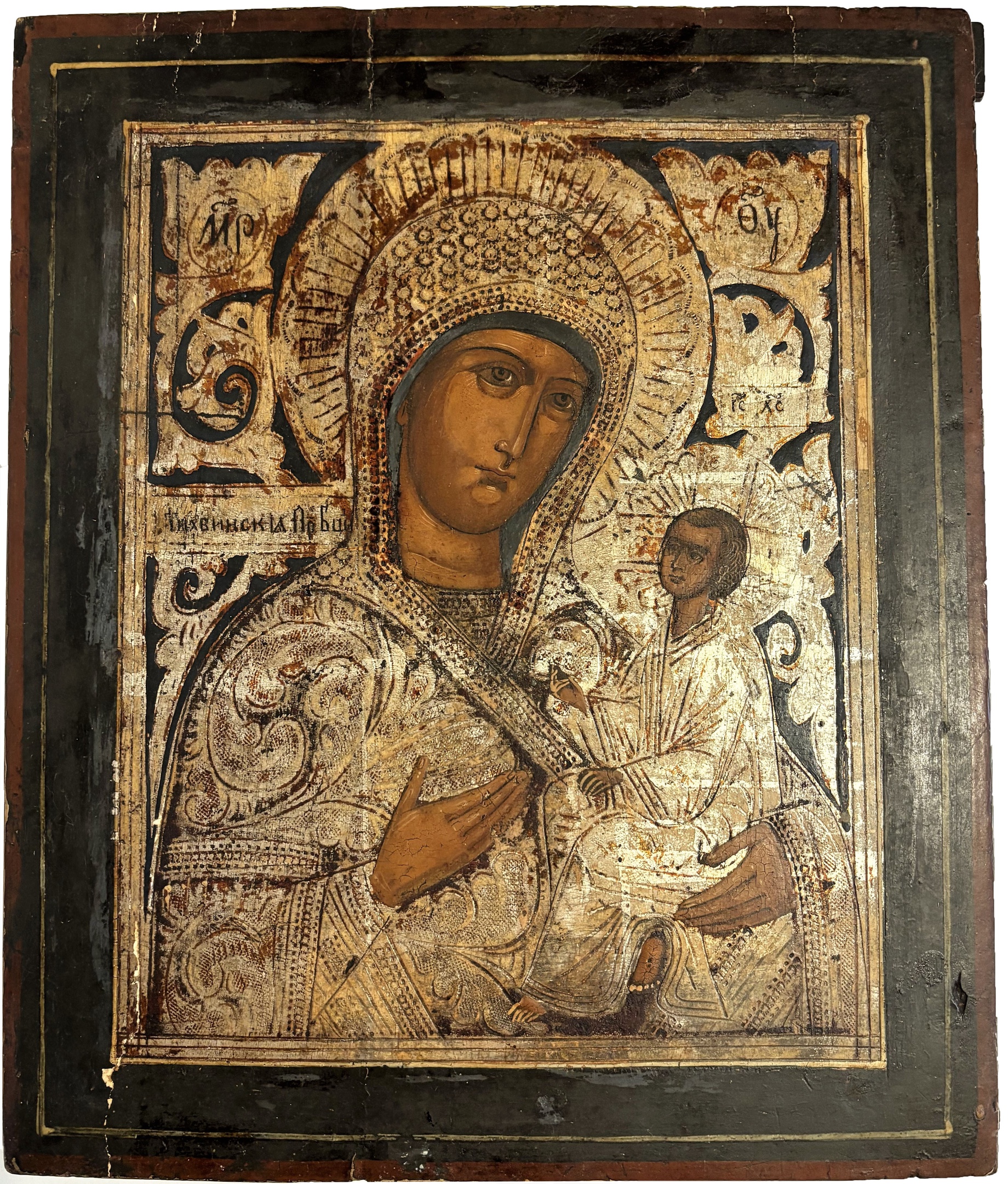 Икона Пресвятая Тихвинская Богородица - Холуй Экспертиза