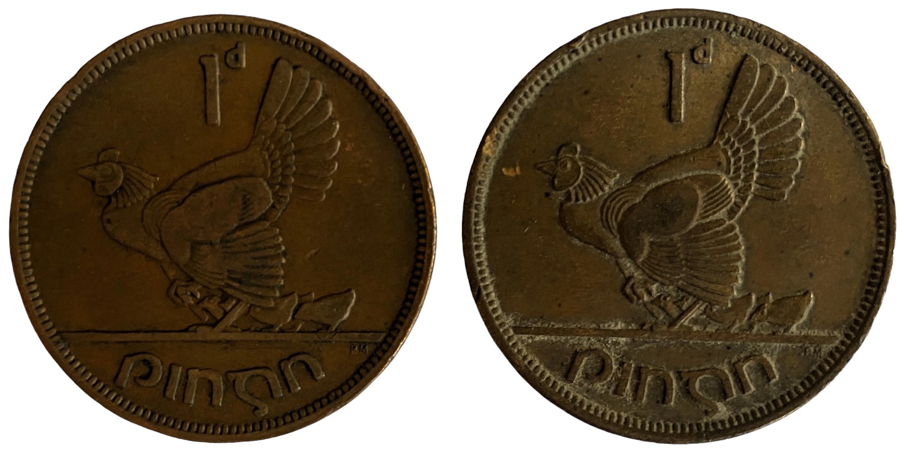 Иностранная монета 1 пенни Ирландия 1942 год