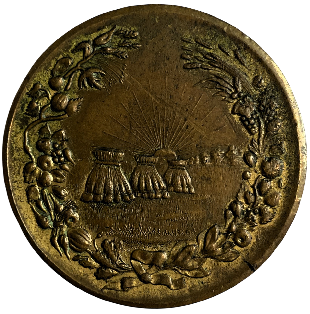 Медаль сельскохозяйственная выставка 1898 года в Эстонии - Российская империя