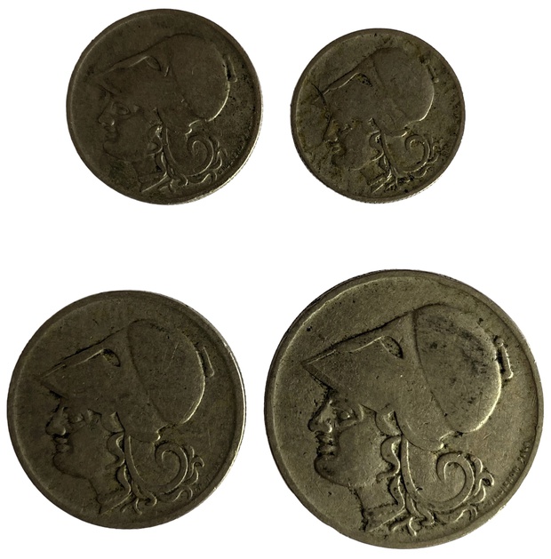 Иностранная монета Драхма Греция годовой набор 1926 год