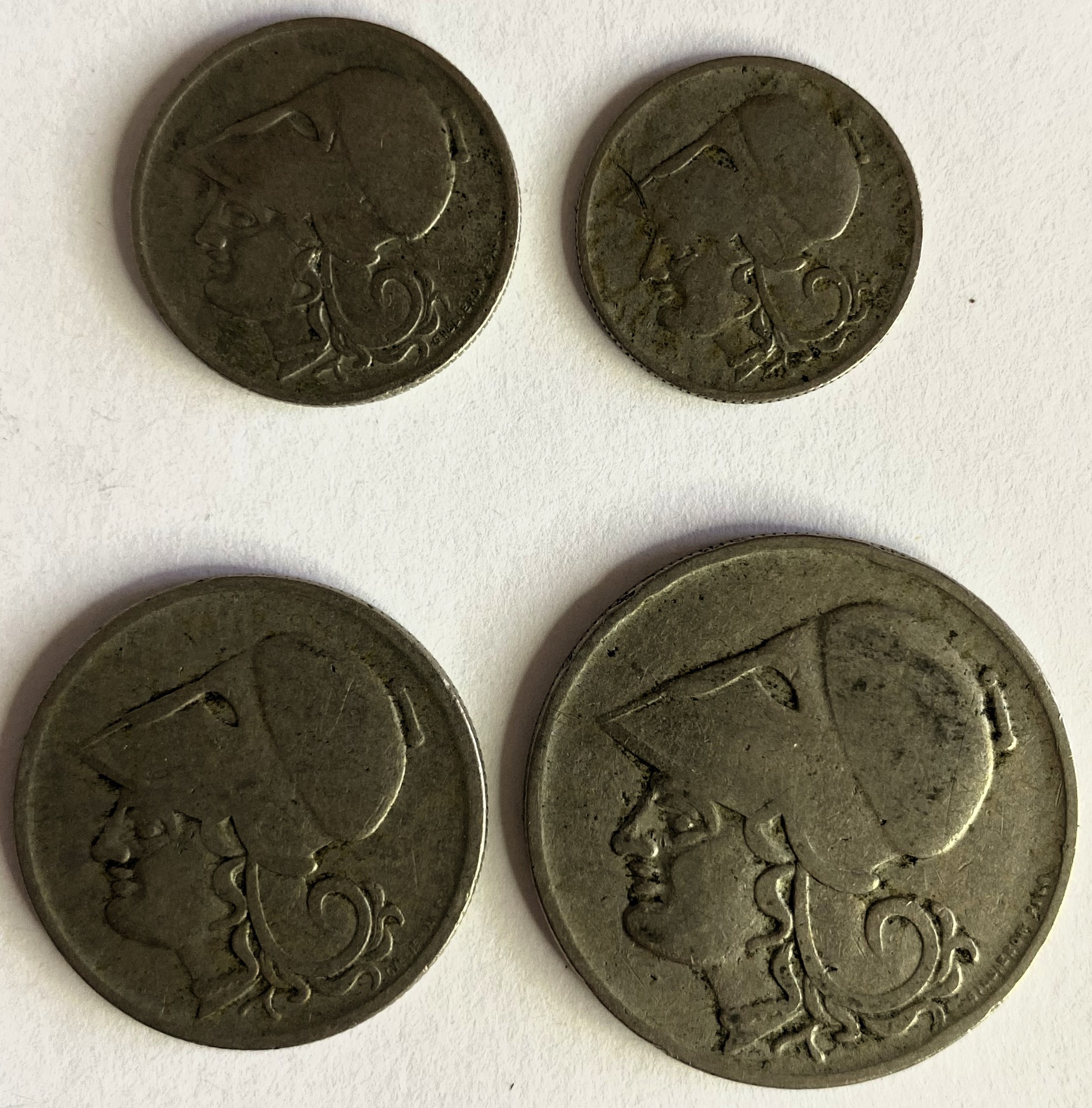 Иностранная монета Драхма Греция годовой набор 1926 год