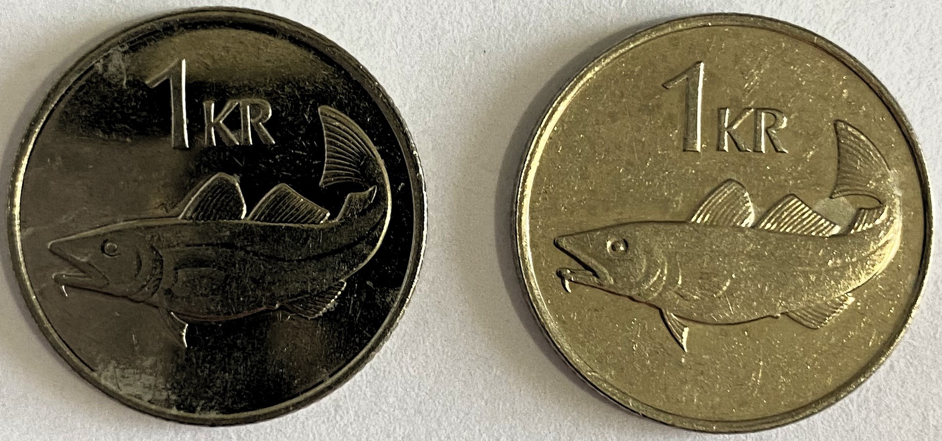 Иностранная монета 1 крона 2007 год Исландия