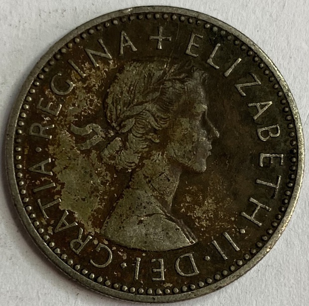 Иностранная монета 1 шиллинг 1956 год Великобритания