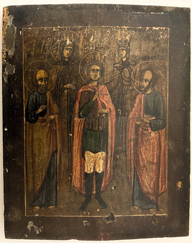 Икона Собор Архангела Михаила 19 век