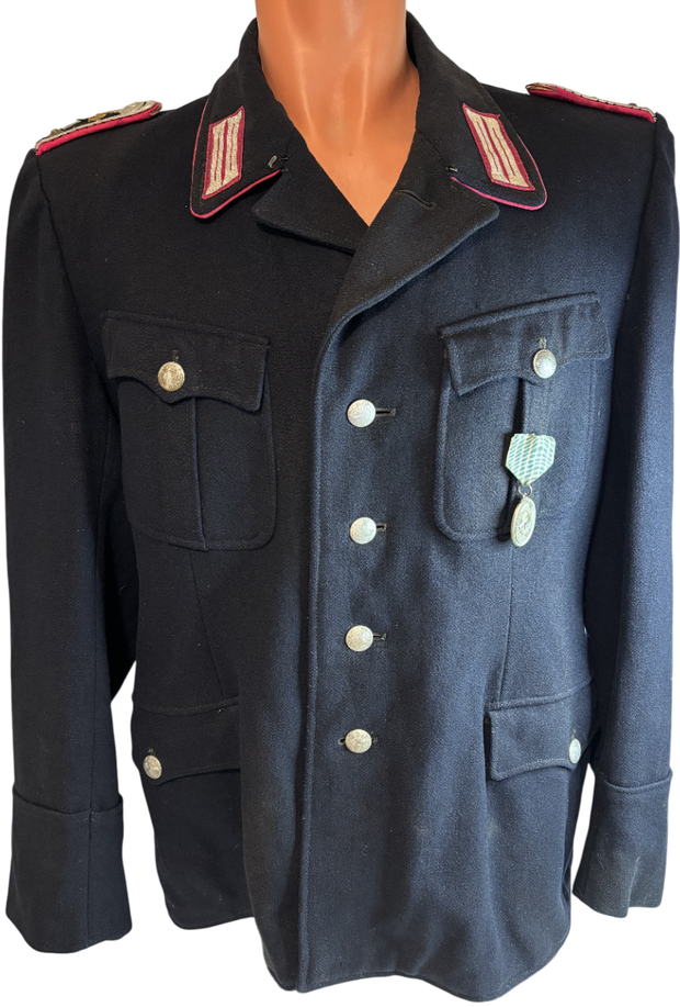 Китель служащего пожарной полиции Фельдфебель 3 Рейх Вермахт