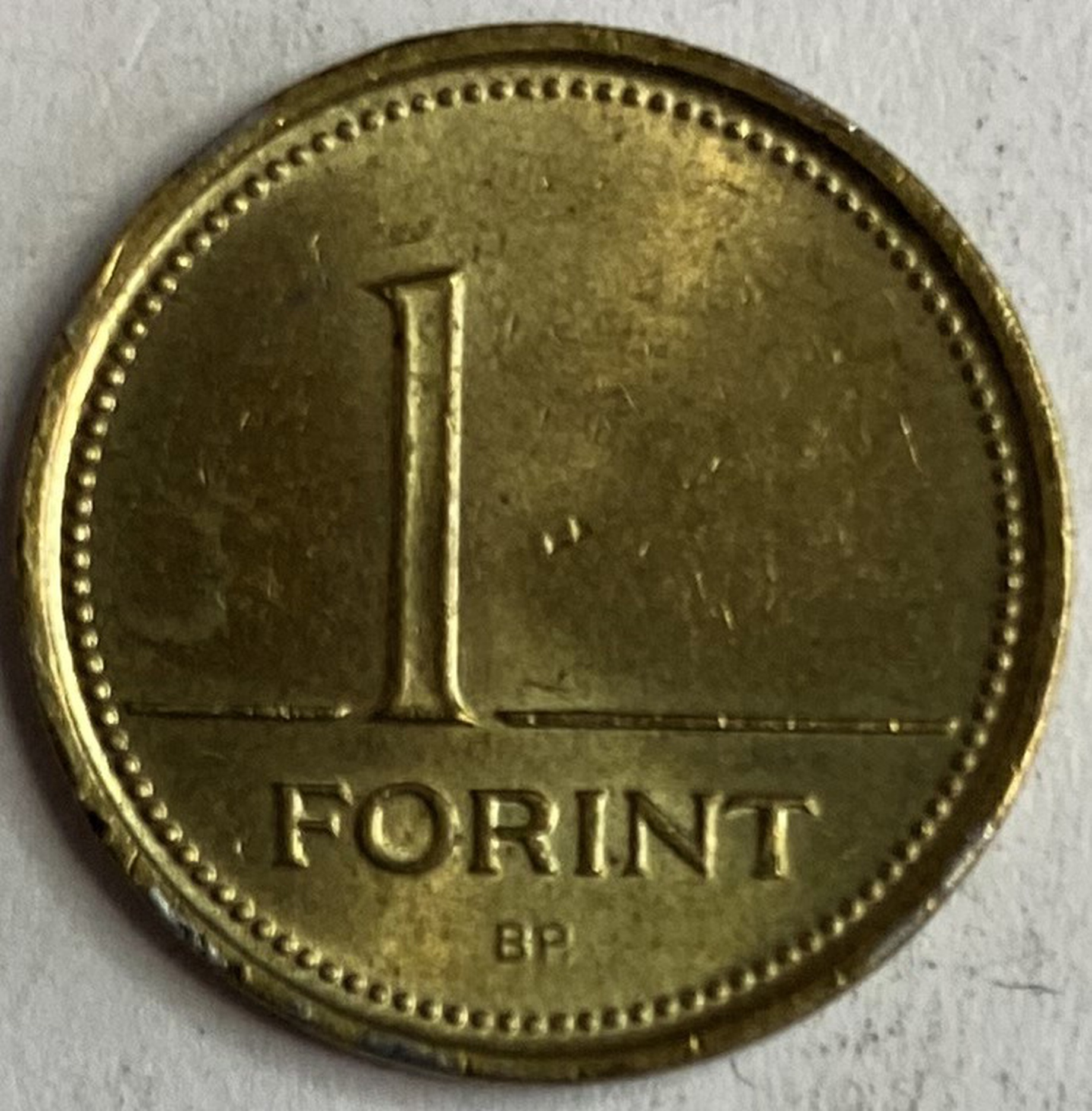 Иностранная монета 1 Форинт 1993 год Венгрия