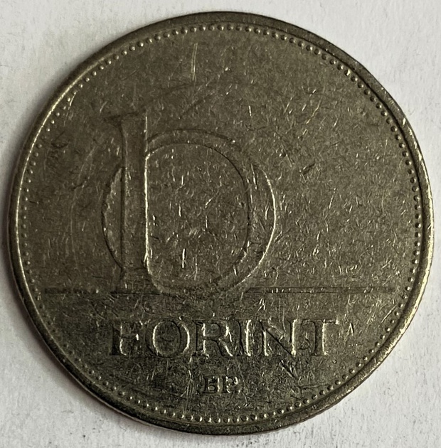 Иностранная монета 10 Форинтов 1996 год Венгрия Форинт