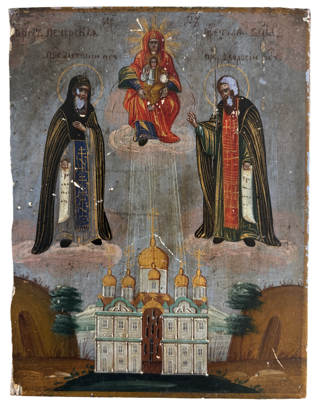 Икона Свенская Божия Матерь 19 век