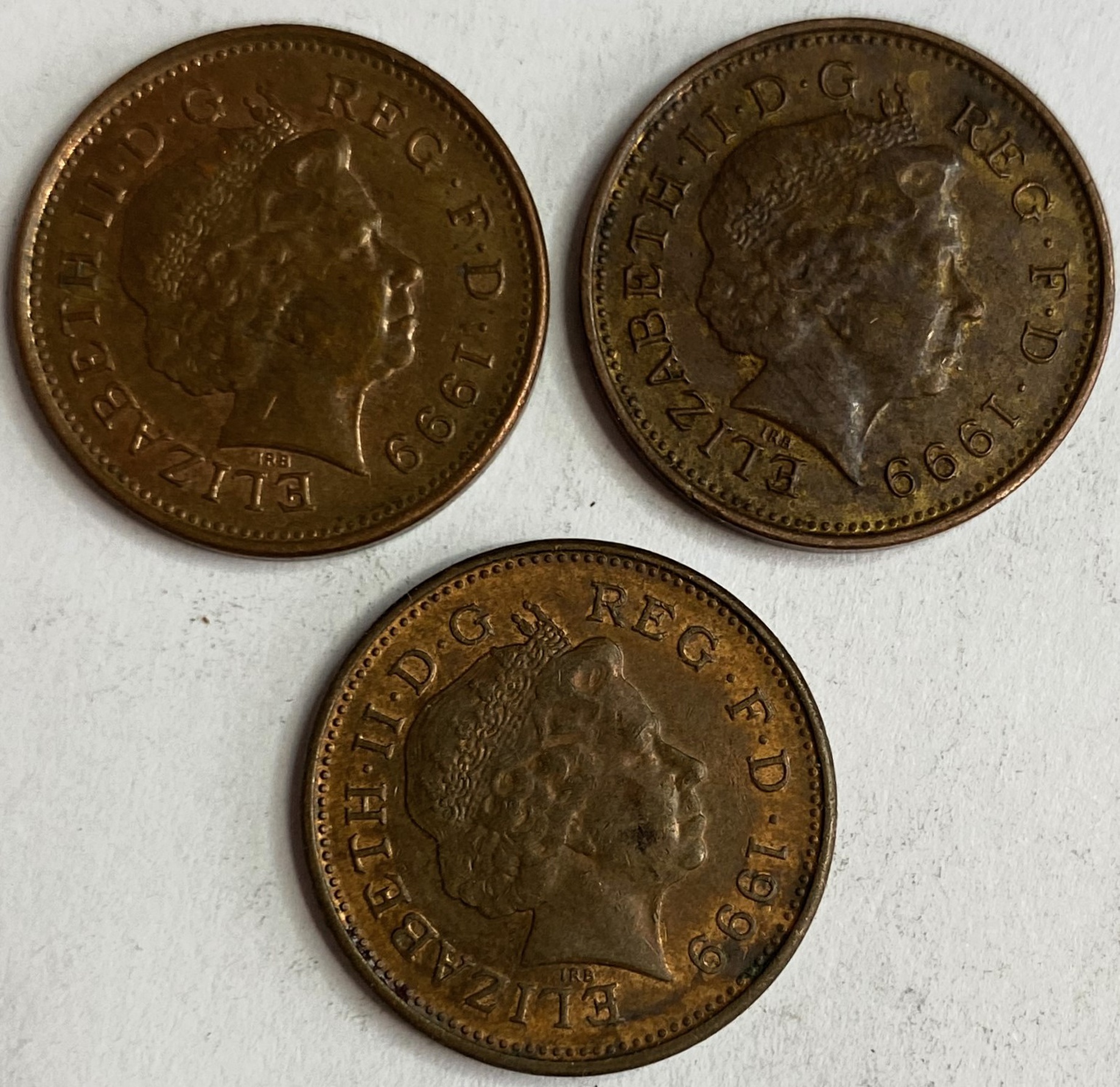 Иностранная монета 1 пенни 1999 год Великобритания