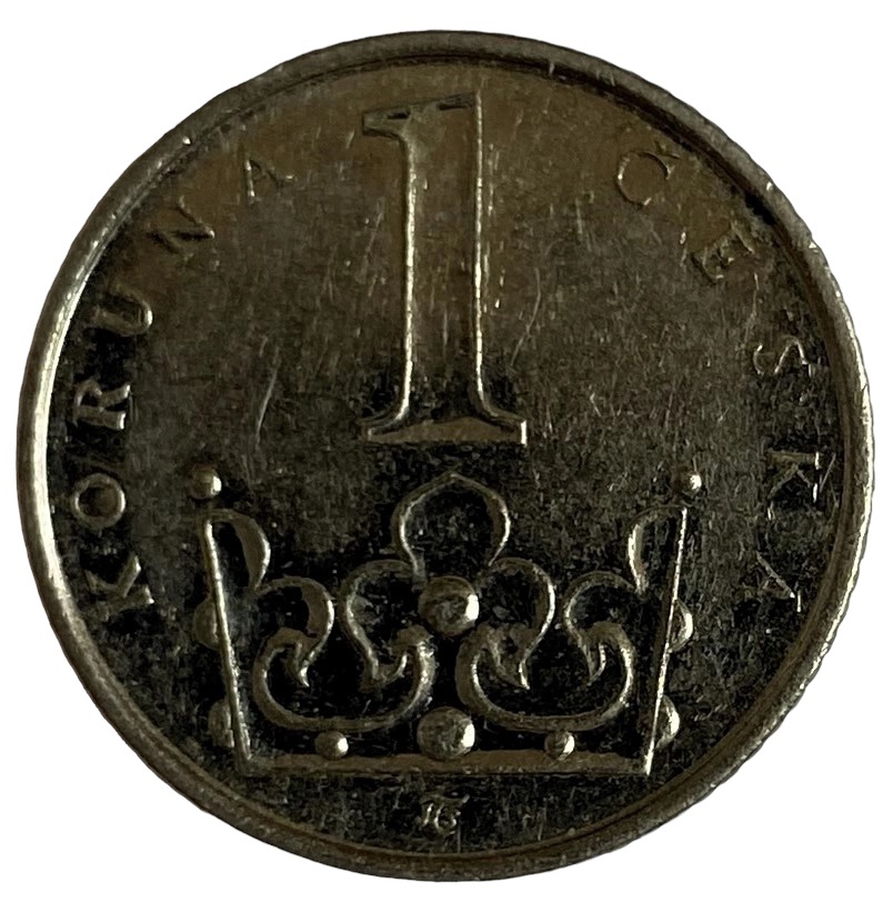 Иностранная монета 2008 год 1 крона Чехия