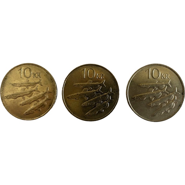 Иностранные монеты 10 крон Исландия 1984 год