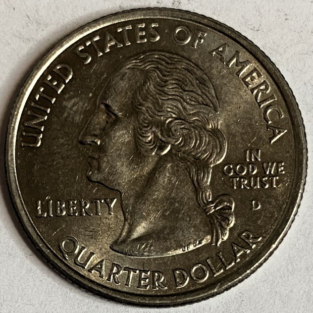 Иностранная монета США 25 центов 2006 год Америка