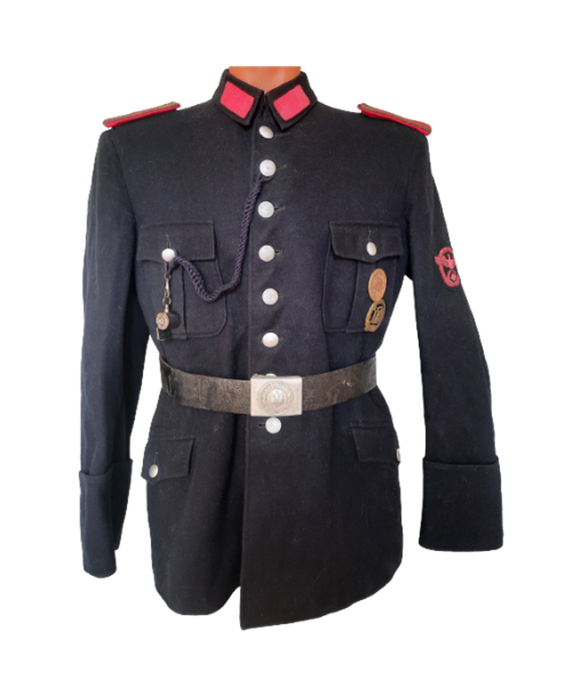 Китель униформа унтер - офицера Пожарной Полиции 3 го Рейха Форма Рейх Вермахт ОРИГИНАЛ !!!