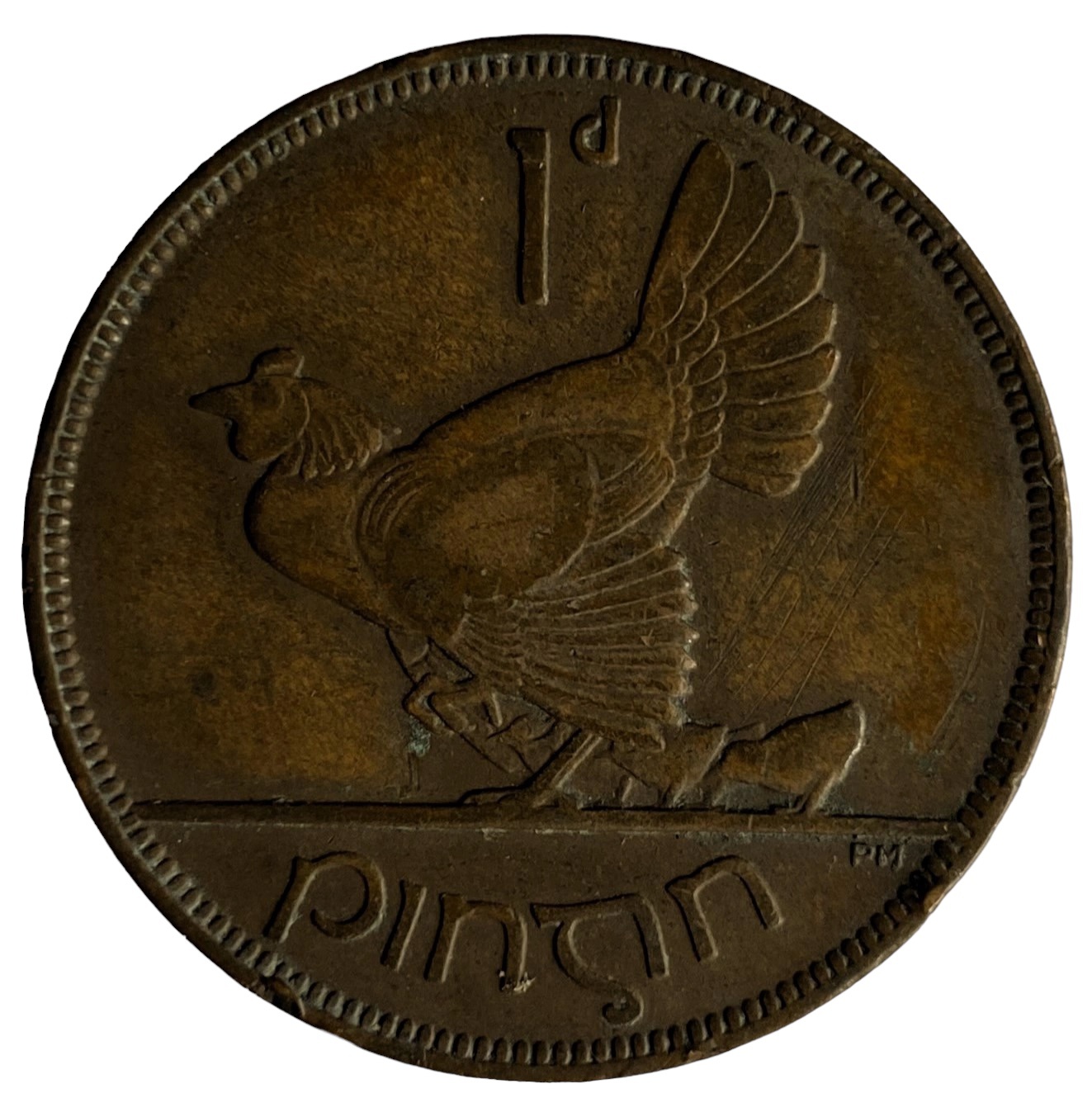 Иностранная монета 1 пенни Ирландия 1928 год