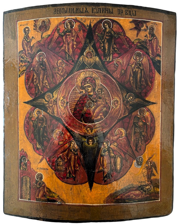 Икона Купина 19 век