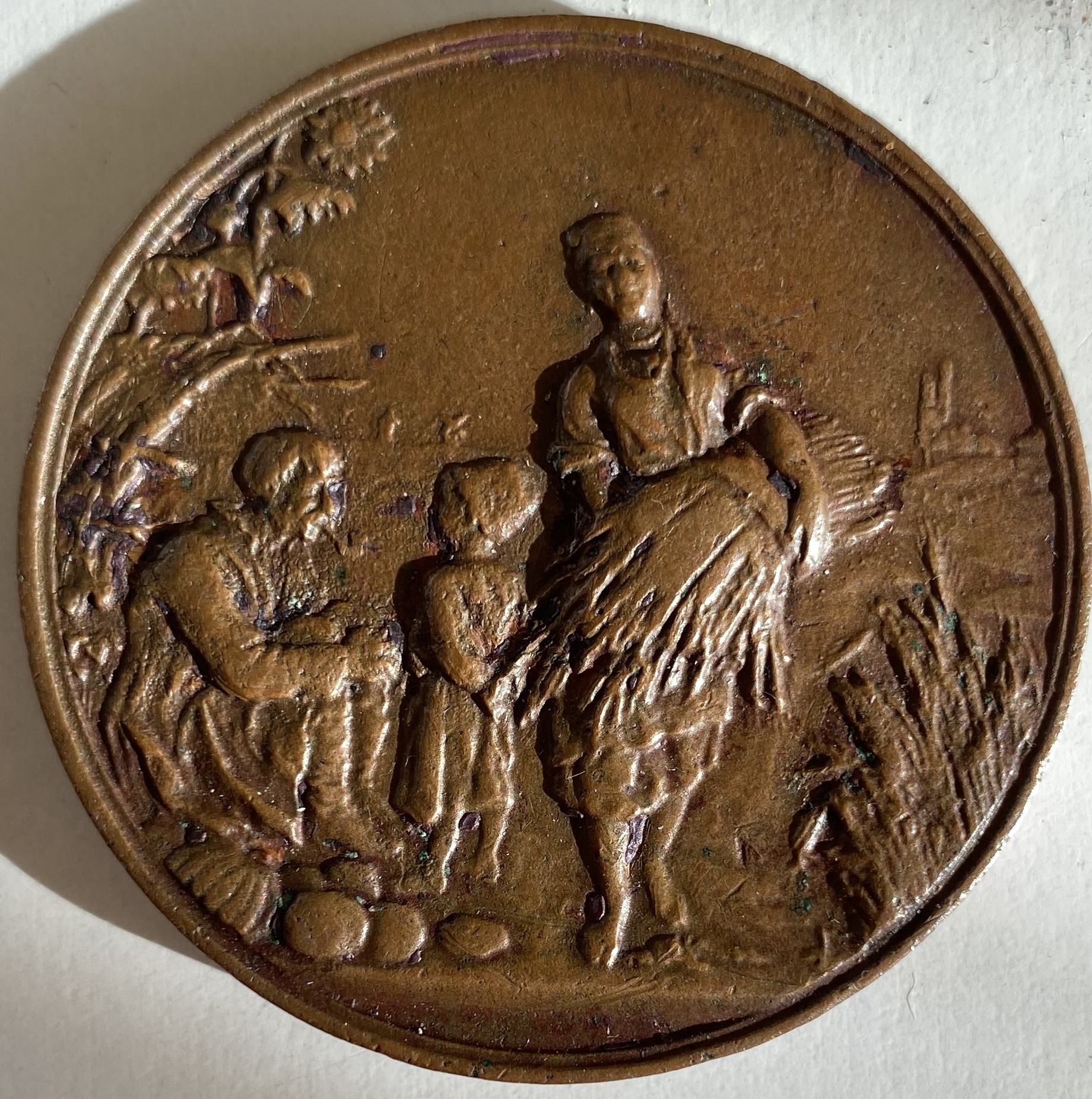 Медаль настольная Полтавское сельскохозяйственное общество 1865 год