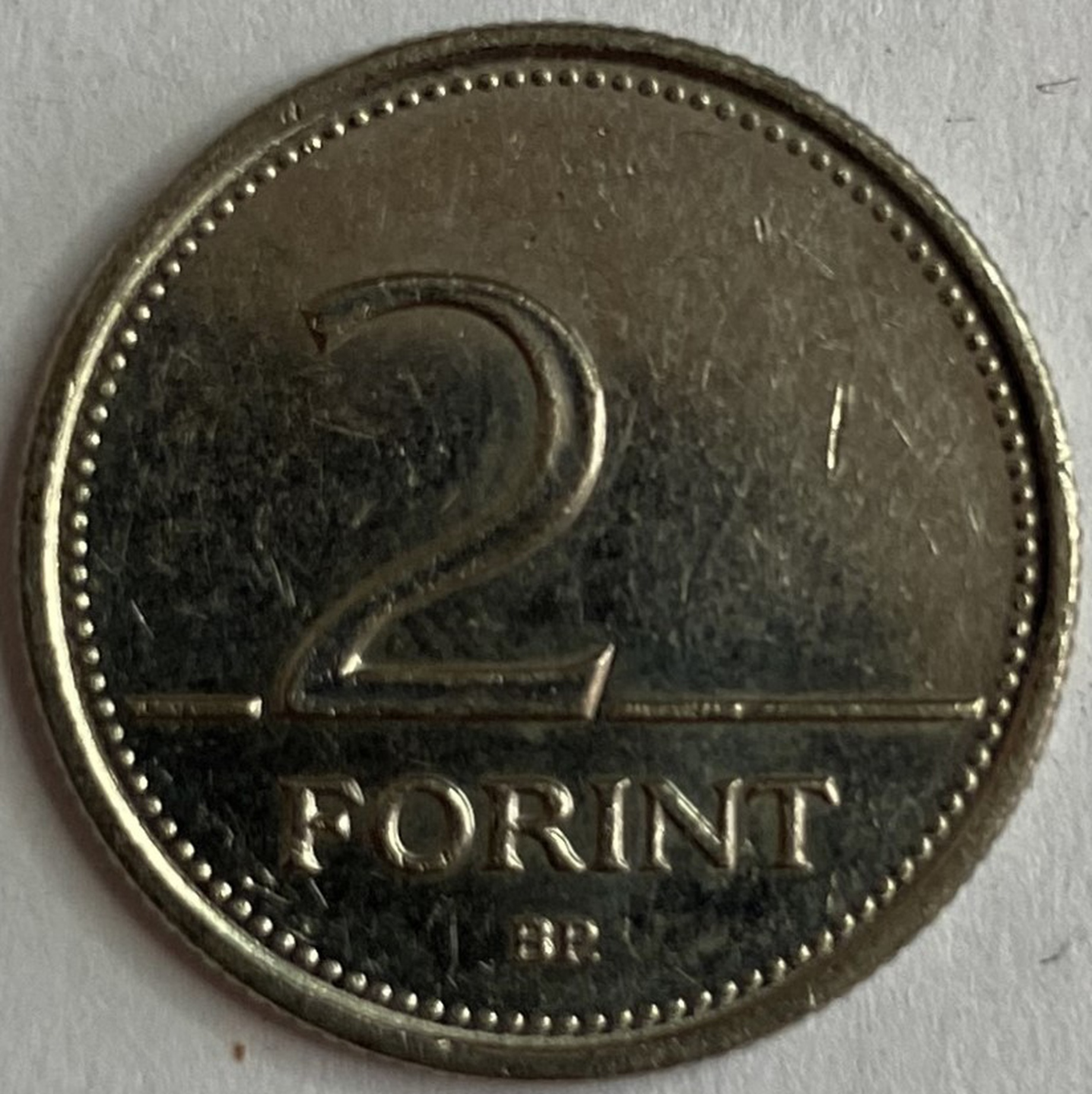 Иностранная монета 2 Форинта 2005 год Венгрия