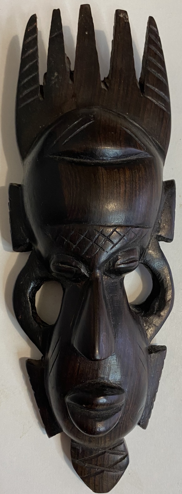 Антикварная резная маска черное дерево Африка - Сомали, 80-е года 20 века