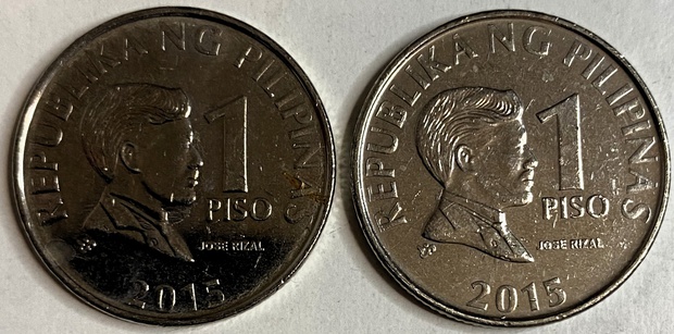 Иностранная монета Филиппины 1 писо 2015 год