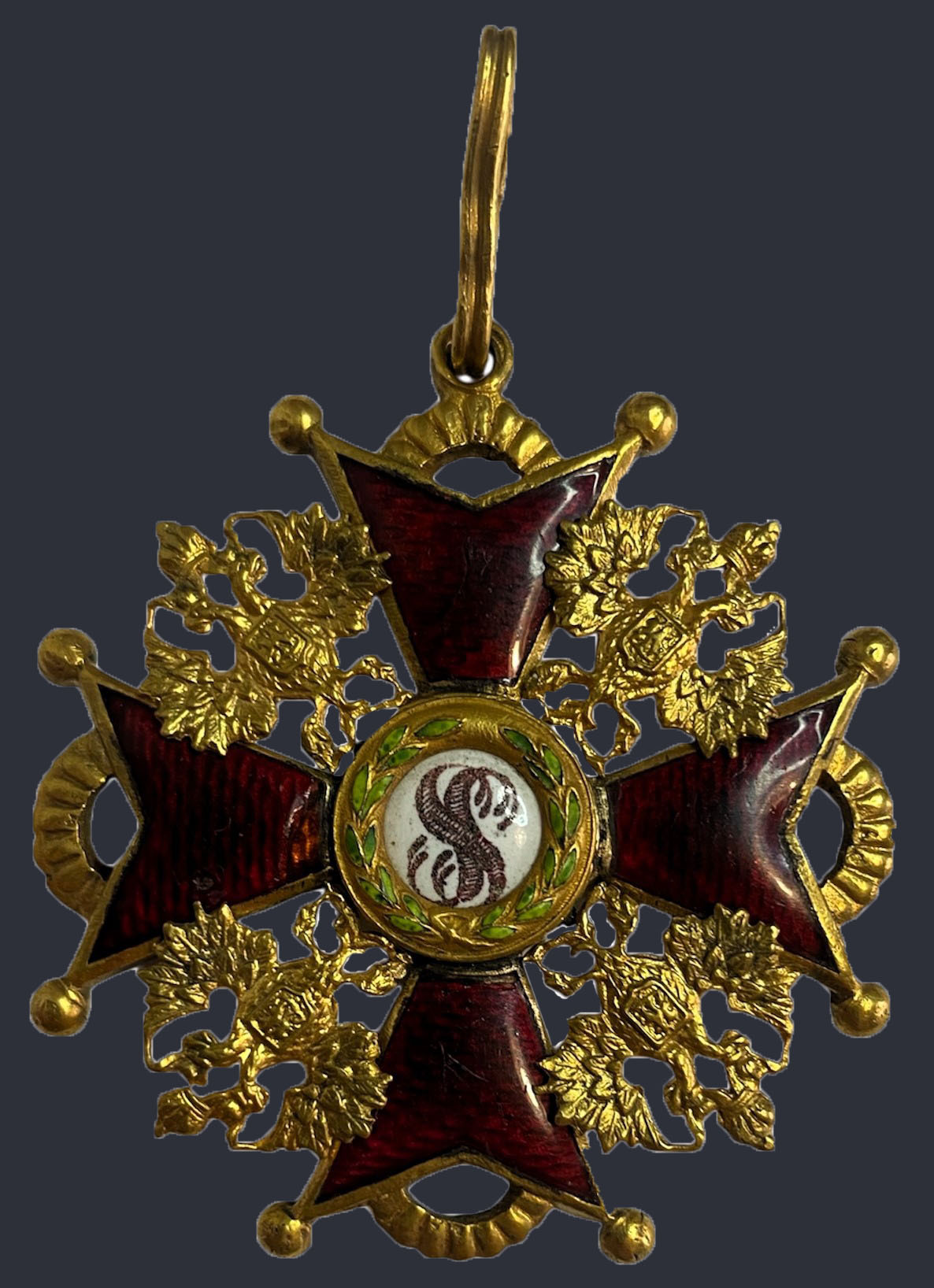 Орден Станислава 2 степени фирма Эдуард 1916 год Петроград